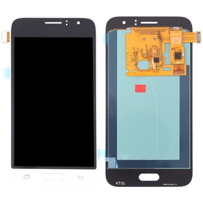 LCD Screen and Digitizer Full Assembly (OLED Material ) for Galaxy LCD Screen and Digitizer Full Assembly (OLED Material ) for Galaxy J1 (2016), Express 3, Amp 2, J120F, J120A, J120H, J120M, J120M, J120T(White) - LCD Screen by PMC Jewellery | Online Shopping South Africa | PMC Jewellery