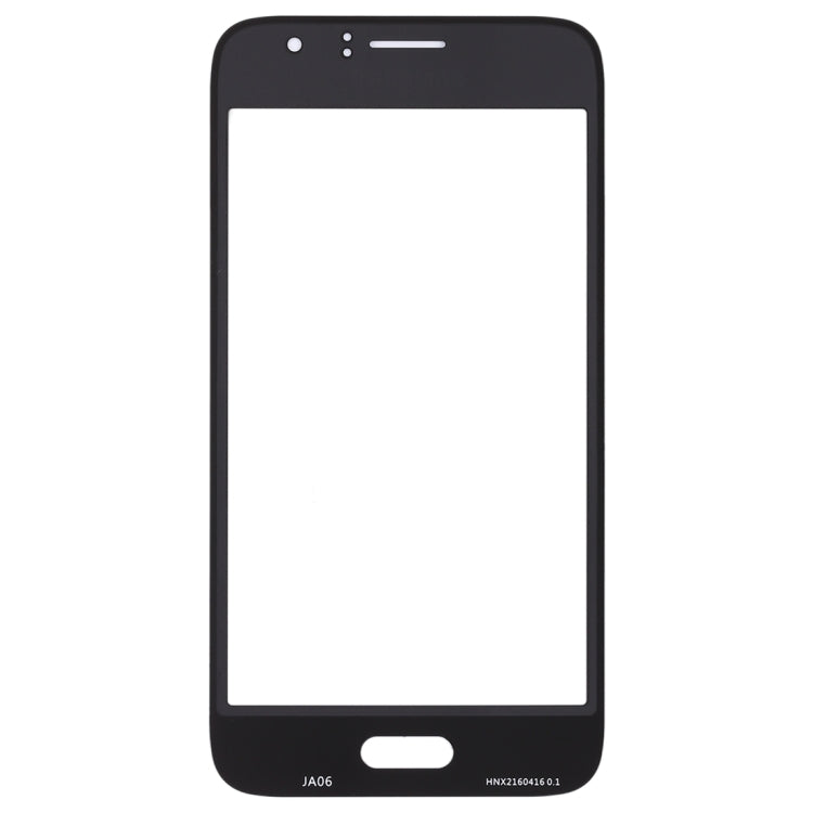 For Samsung Galaxy J1 (2016) / J120 10pcs Front Screen Outer Glass Lens (Black) - Outer Glass Lens by PMC Jewellery | Online Shopping South Africa | PMC Jewellery