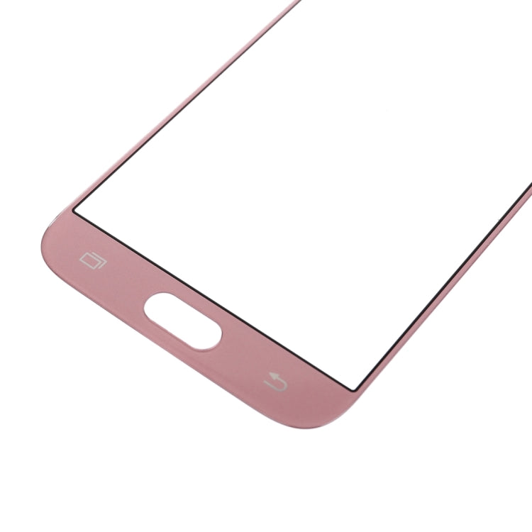 For Samsung Galaxy J5 (2017) / J530 10pcs Front Screen Outer Glass Lens (Rose Gold) - Outer Glass Lens by PMC Jewellery | Online Shopping South Africa | PMC Jewellery