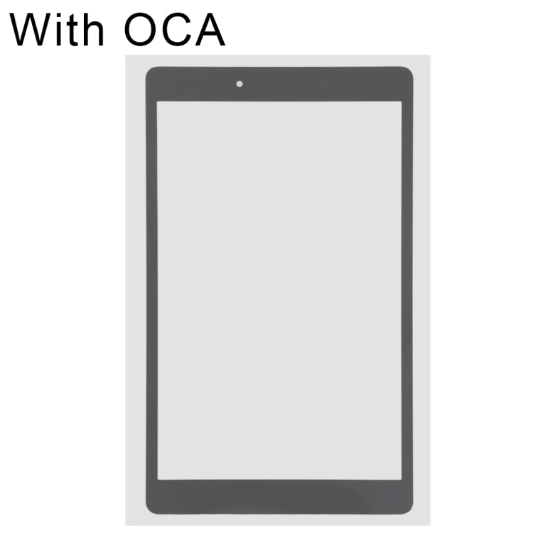 For Samsung Galaxy Tab A 8.0 (2019) SM-T295 (LTE Version) Front Screen Outer Glass Lens with OCA Optically Clear Adhesive (Black) - Outer Glass Lens by PMC Jewellery | Online Shopping South Africa | PMC Jewellery
