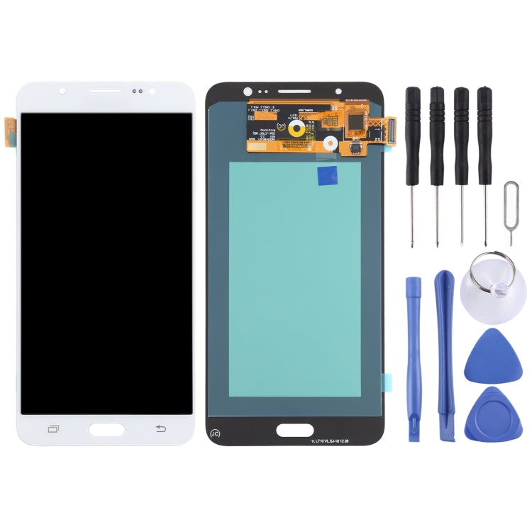 OLED LCD Screen for Samsung Galaxy J7 (2016) SM-J710 With Digitizer Full Assembly (White) - LCD Screen by PMC Jewellery | Online Shopping South Africa | PMC Jewellery