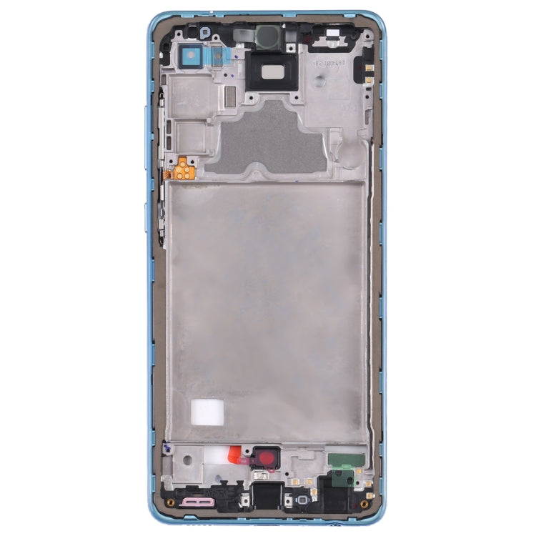 For Samsung Galaxy A52 5G SM-A526B Middle Frame Bezel Plate (Blue) - Frame Bezel Plate by PMC Jewellery | Online Shopping South Africa | PMC Jewellery