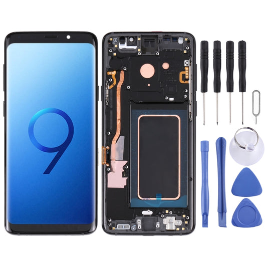 Original Super AMOLED LCD Screen for Galaxy S9 / G960F / DS / G960U / G960W / G9600 Digitizer Full Assembly with Frame (Black) - LCD Screen by PMC Jewellery | Online Shopping South Africa | PMC Jewellery