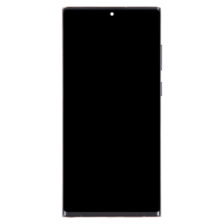 For Samsung Galaxy S22 Ultra 5G SM-S908U US Edition OLED LCD Screen Digitizer Full Assembly with Frame (Black) - LCD Screen by PMC Jewellery | Online Shopping South Africa | PMC Jewellery
