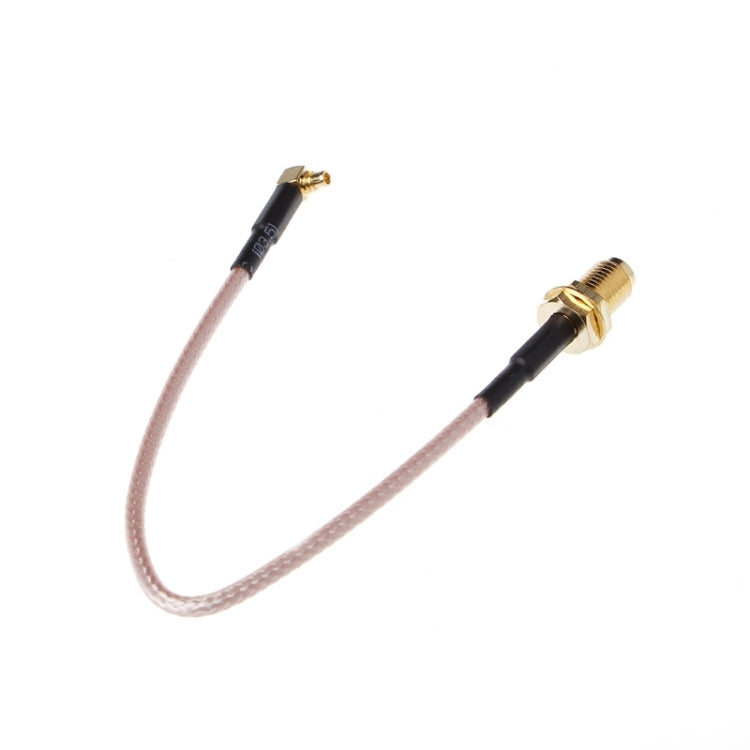 RG316 SMA Female to MMCX Right Angle Male Braid Cable, Length:15cm - free shipping - PMC TechLife - Order now!