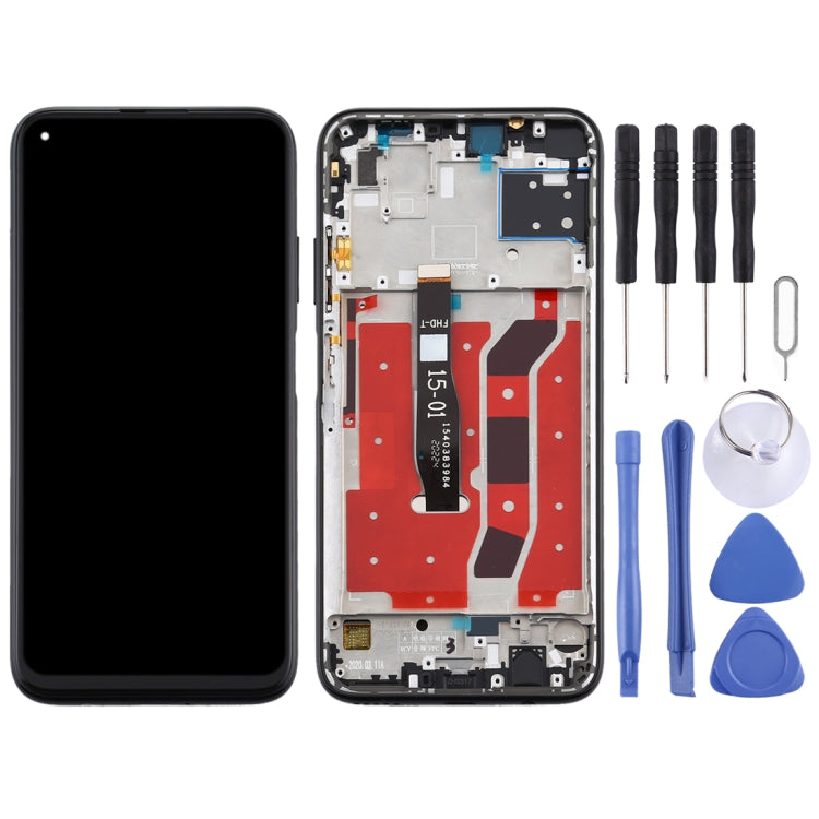 OEM LCD Screen for Huawei P40 Lite Digitizer Full Assembly with Frame(Black) - LCD Screen by PMC Jewellery | Online Shopping South Africa | PMC Jewellery