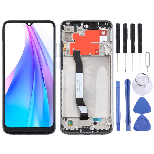 TFT LCD Screen for Xiaomi Redmi Note 8T Digitizer Full Assembly with Frame(Black) - LCD Screen by PMC Jewellery | Online Shopping South Africa | PMC Jewellery