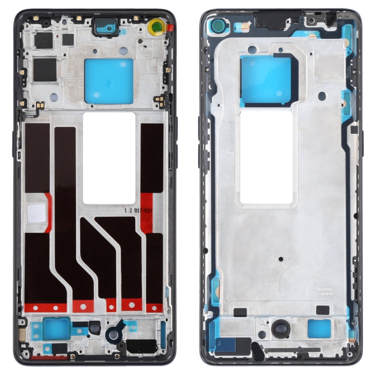 For OPPO Reno5 Pro 5G PDSM00, PDST00, CPH2201 Original Front Housing LCD Frame Bezel Plate (Black) - Frame Bezel Plate by PMC Jewellery | Online Shopping South Africa | PMC Jewellery