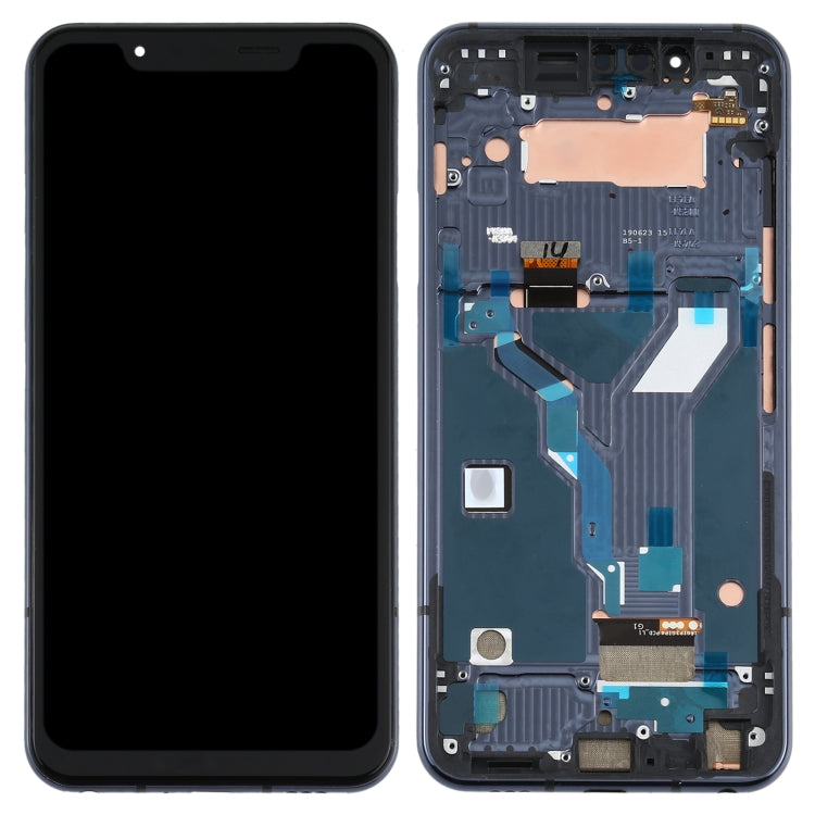 LCD Screen for LG G8s ThinQ LMG810, LM-G810, LMG810EAW with Digitizer Full Assembly With Frame (Black) - For LG by PMC Jewellery | Online Shopping South Africa | PMC Jewellery