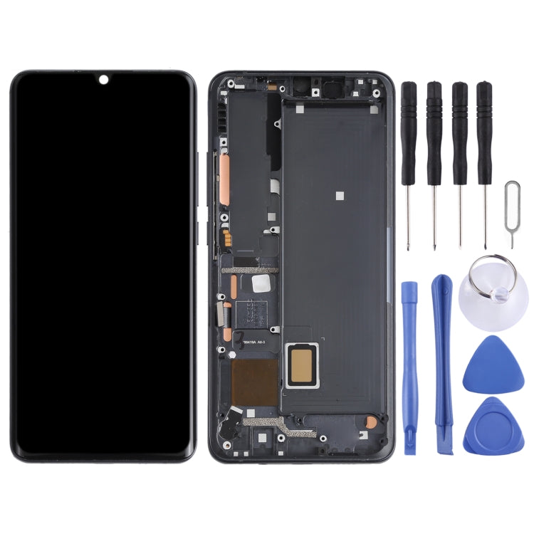 Original LCD Screen and Digitizer Full Assembly With Frame for Xiaomi Mi CC9 Pro / Mi Note 10 / Mi Note 10 Pro(Black) - LCD Screen by PMC Jewellery | Online Shopping South Africa | PMC Jewellery