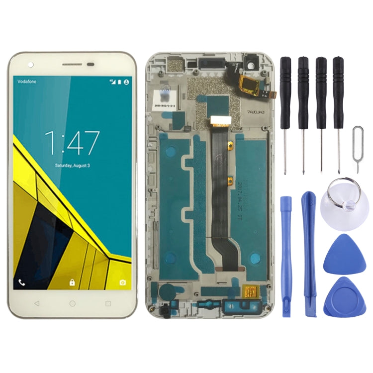 OEM LCD Screen for Vodafone Smart Ultra 6 VF-995N VF995N  Digitizer Full Assembly with Frame���White) - free shipping - PMC TechLife - Order now!