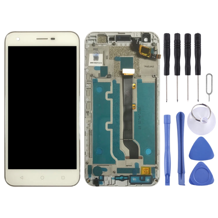 OEM LCD Screen for Vodafone Smart Ultra 6 VF-995N VF995N  Digitizer Full Assembly with Frame���White) - free shipping - PMC TechLife - Order now!
