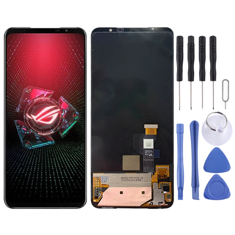 Original LCD Screen for Asus ROG Phone 5 ZS673KS I005DA with Digitizer Full Assembly (Black) - LCD Screen by PMC Jewellery | Online Shopping South Africa | PMC Jewellery