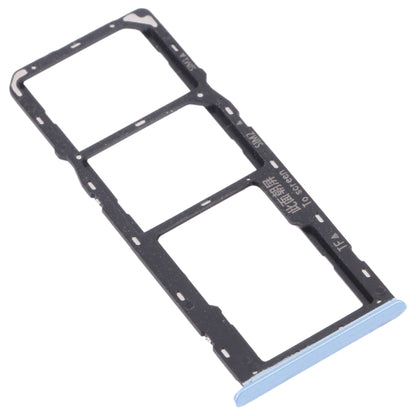 For OPPO Realme C11 (2021) RMX3231 SIM Card Tray + SIM Card Tray + Micro SD Card Tray (Blue) - Card Socket by PMC Jewellery | Online Shopping South Africa | PMC Jewellery