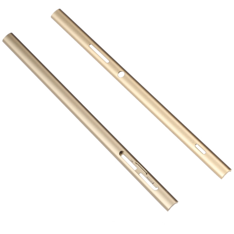 1 Pair Metal Side Part Sidebar For Sony Xperia XA2 Ultra (Gold) - Frame Bezel Plate by PMC TechLife | Online Shopping South Africa | PMC TechLife