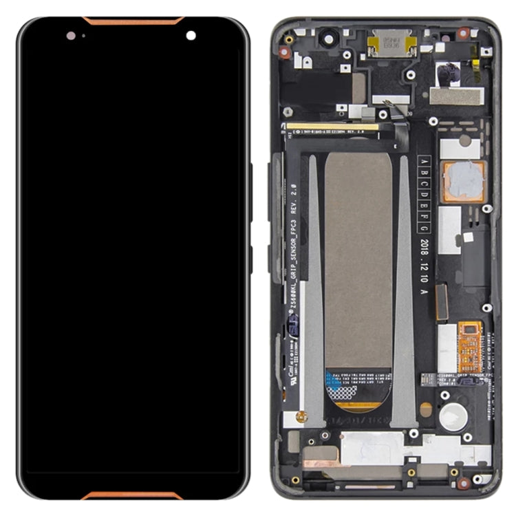 Original LCD Screen for Asus ROG Phone ZS600KL Z01QD Digitizer Full Assembly with Frame（Black) - LCD Screen by PMC Jewellery | Online Shopping South Africa | PMC Jewellery