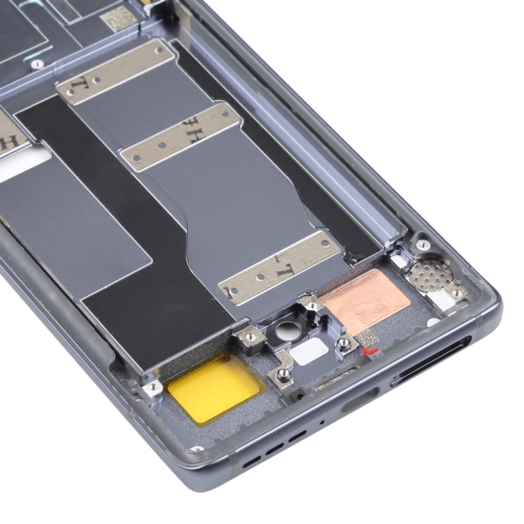 Original Front Housing LCD Frame Bezel Plate for TCL 20 Pro 5G (Black) - For TCL by PMC TechLife | Online Shopping South Africa | PMC TechLife