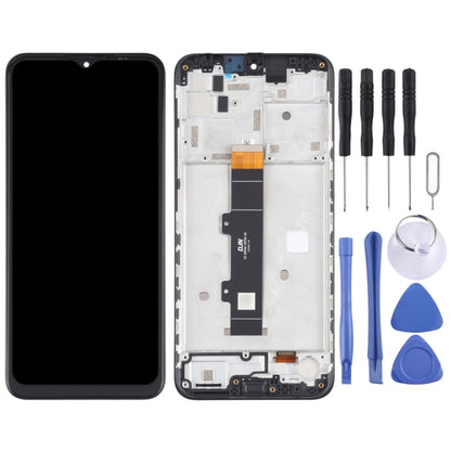 TFT LCD Screen for Motorola Moto G30 XT2129-1 XT2129-2 Digitizer Full Assembly with Frame (Black) - LCD Screen by PMC Jewellery | Online Shopping South Africa | PMC Jewellery