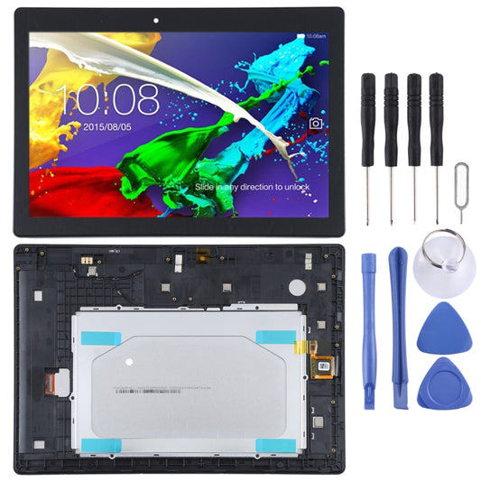 OEM LCD Screen for Lenovo Tab 2 A10-30 YT3-X30 Digitizer Full Assembly with Frame (Black) - LCD Screen by PMC Jewellery | Online Shopping South Africa | PMC Jewellery