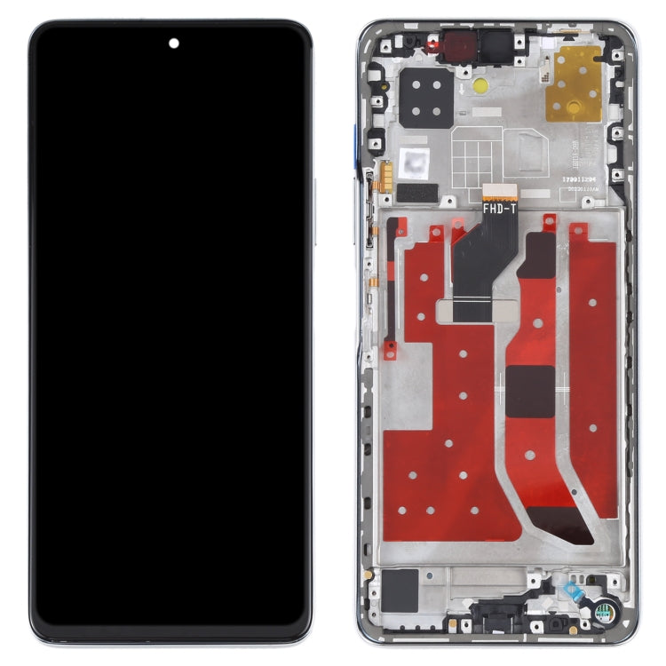 Original LCD Screen and Digitizer Full Assembly with Frame for Huawei Nova 9 SE(Silver) - LCD Screen by PMC Jewellery | Online Shopping South Africa | PMC Jewellery