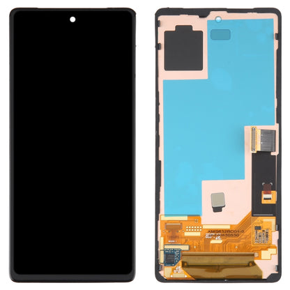 AMOLED LCD Screen For Google Pixel 7 GVU6C GQML3 Digitizer Full Assembly with Frame (Black) - LCD Screen by PMC Jewellery | Online Shopping South Africa | PMC Jewellery