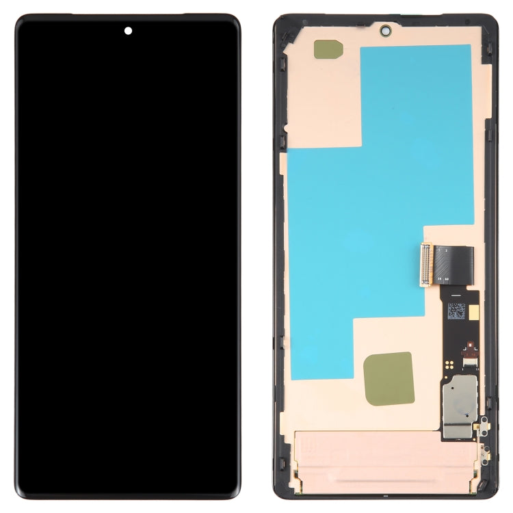 AMOLED LCD Screen For Google Pixel 7 Pro GV4BC GE2AE Digitizer Full Assembly with Frame (Black) - LCD Screen by PMC Jewellery | Online Shopping South Africa | PMC Jewellery