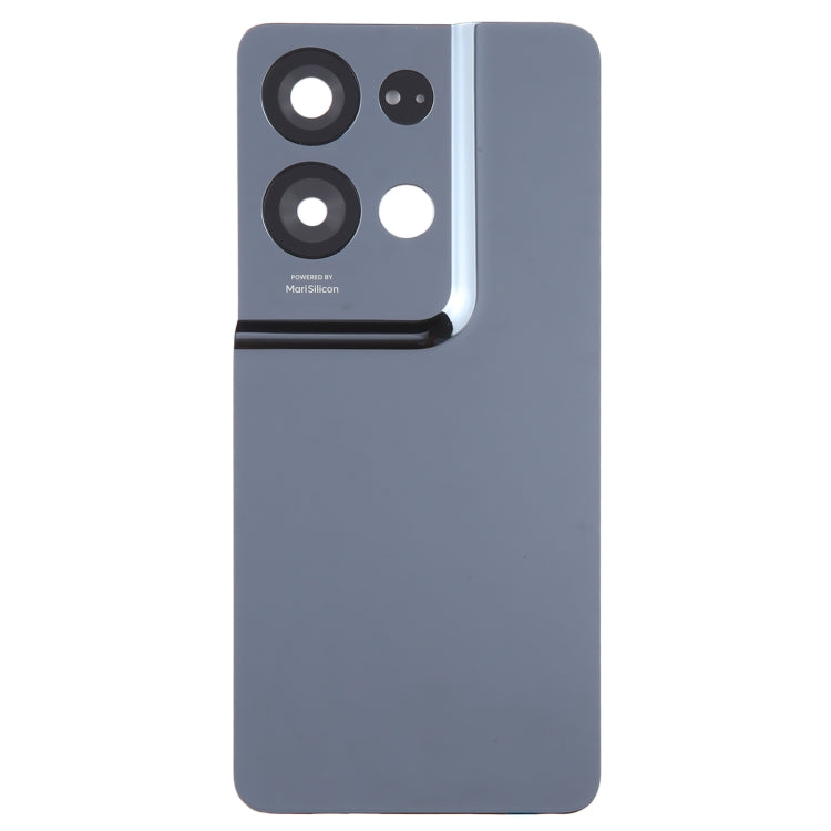 For OPPO Reno8 Pro+ Original Battery Back Cover with Camera Lens Cover(Black) - Back Cover by PMC TechLife | Online Shopping South Africa | PMC TechLife | Buy Now Pay Later Mobicred
