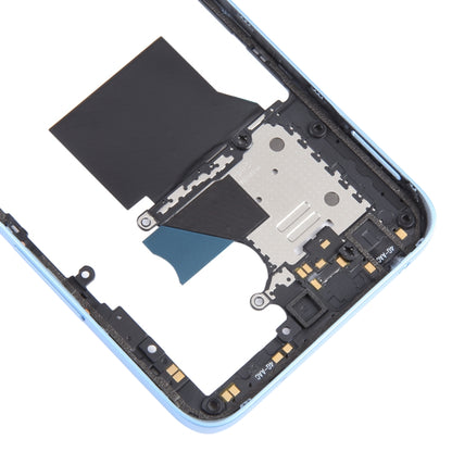 For Xiaomi Redmi 12 4G Original Front Housing LCD Frame Bezel Plate (Blue) - Frame Bezel Plate by PMC Jewellery | Online Shopping South Africa | PMC Jewellery