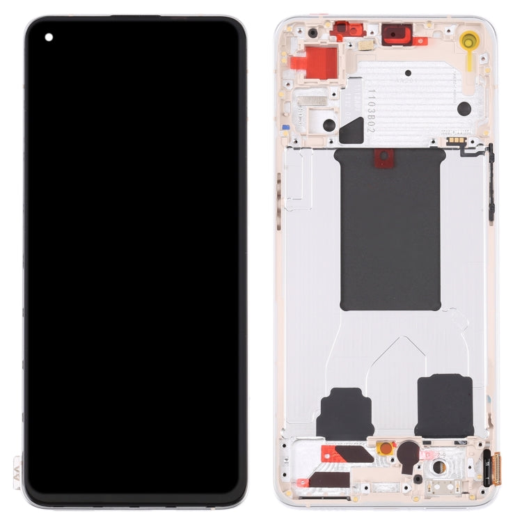 Original LCD Screen For OPPO Reno7 Pro 5G Digitizer Full Assembly with Frame (Gold) - LCD Screen by PMC Jewellery | Online Shopping South Africa | PMC Jewellery