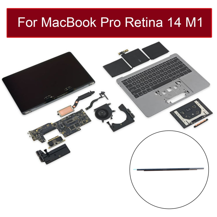 LCD Screen Display Front Bezel Logo Cover for MacBook Pro 16 inch M1 A2485 EMC3651 2021 - free shipping - PMC TechLife - Order now!