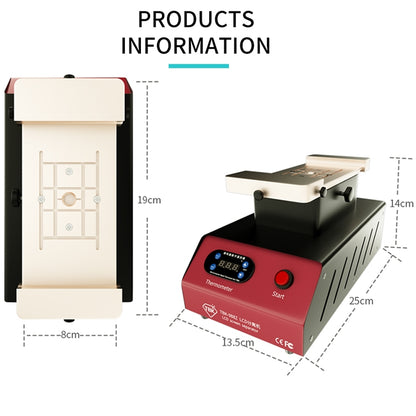 TBK-988Z 7 inch Mobile Phone LCD Separation Built-in Pump Vacuum Manual Separator - Separation Equipment by TBK | Online Shopping South Africa | PMC Jewellery