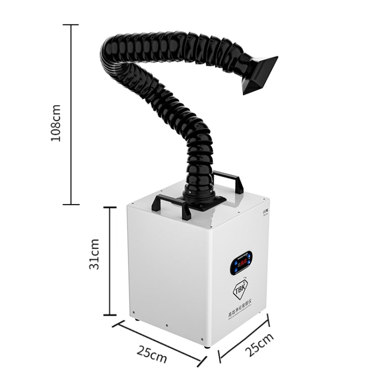 TBK618 220V Soldering Fume Extractor Industrial Soldering Iron Fume Laser Marking Fume Extractor Mobile Purifying Smoke Apparatus - Dust Remove Tool by TBK | Online Shopping South Africa | PMC Jewellery | Buy Now Pay Later Mobicred