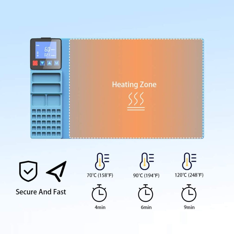 CPB CP320 LCD Screen Heating Pad Safe Repair Tool, EU Plug - free shipping - PMC TechLife - Order now!