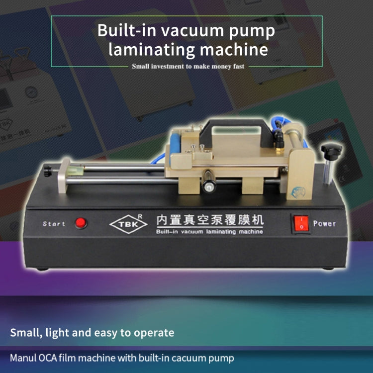 TBK-761 Manual OCA Laminator Machine Built-in Vacuum Pump - Laminator Machine by TBK | Online Shopping South Africa | PMC Jewellery
