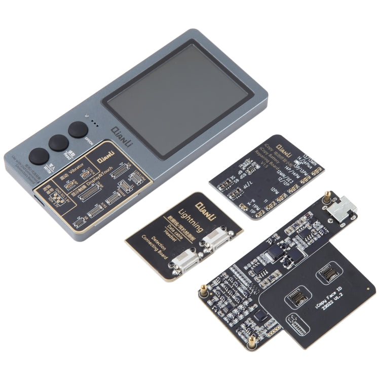 For iPhone 6 - 14 Pro Max 5 in 1 Qianli iCopy Plus 2.2 Repair Detection Programmer Set, Plug: EU - free shipping - PMC TechLife - Order now!