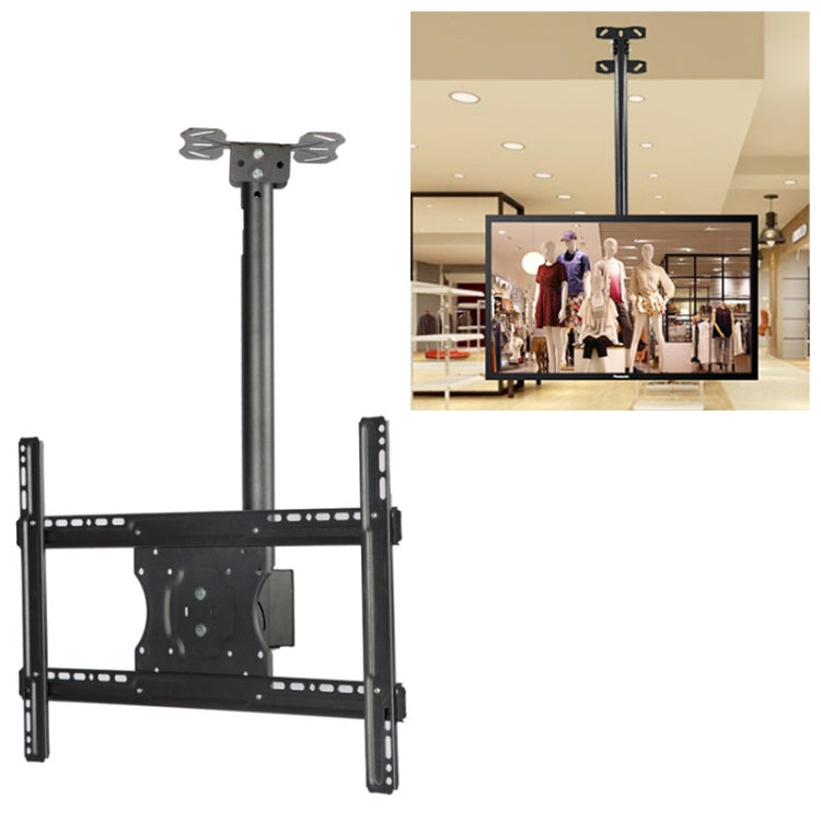 32-65 inch Universal Height & Angle Adjustable Single Screen TV Wall-mounted Ceiling Dual-use Bracket, Retractable Range: 0.5-2m - TV Brackets & Mounts by PMC TechLife | Online Shopping South Africa | PMC TechLife