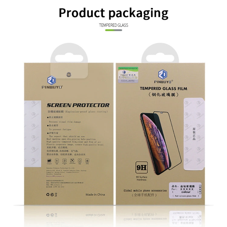 For Google Pixel4a PINWUYO 9H 2.5D Full Screen Tempered Glass Film(Black) - Google Tempered Glass by PINWUYO | Online Shopping South Africa | PMC TechLife | Buy Now Pay Later Mobicred
