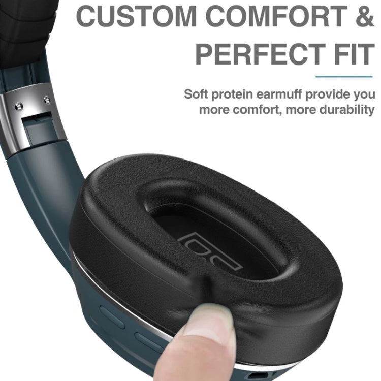 VJ320 Bluetooth 5.0 Head-mounted Foldable Wireless Headphones Support TF Card with Mic(Red) - Headset & Headphone by PMC TechLife | Online Shopping South Africa | PMC TechLife