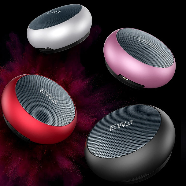 EWA A110 IPX5 Waterproof Portable Mini Metal Wireless Bluetooth Speaker Supports 3.5mm Audio & 32GB TF Card & Calls(Blue) - Mini Speaker by EWA | Online Shopping South Africa | PMC Jewellery