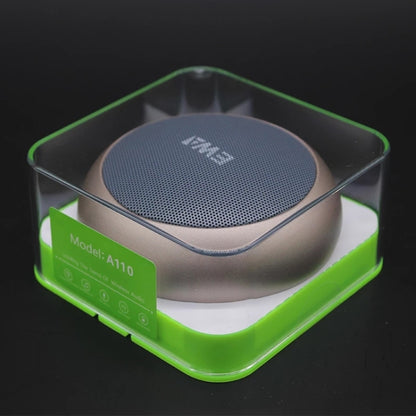 EWA A110 IPX5 Waterproof Portable Mini Metal Wireless Bluetooth Speaker Supports 3.5mm Audio & 32GB TF Card & Calls(Silver) - Mini Speaker by EWA | Online Shopping South Africa | PMC Jewellery