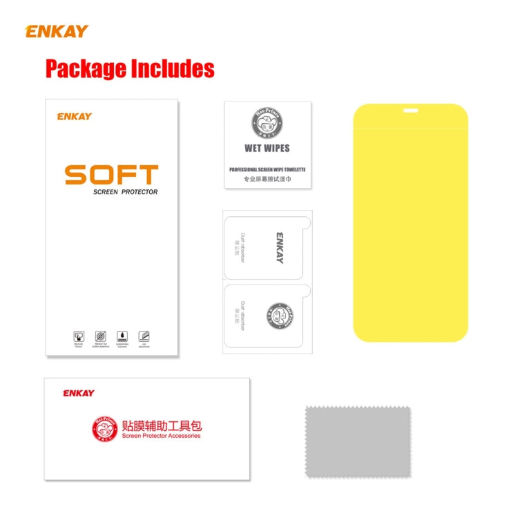 ENKAY Hat-Prince 0.1mm 3D Full Screen Protector Explosion-proof Hydrogel Film For iPhone 12 Pro Max - Front Protector by ENKAY | Online Shopping South Africa | PMC TechLife | Buy Now Pay Later Mobicred