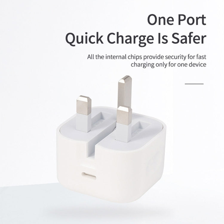 A234 20W PD 3.0 Type-C / USB-C Interface Folding Travel Charger, UK Plug - USB Charger by PMC TechLife | Online Shopping South Africa | PMC TechLife