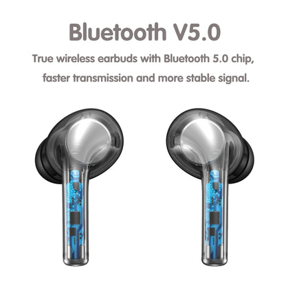 JM13 TWS Earphone Bluetooth 5.0 Touch Control Stereo Bass Sport Wireless Earphone With Mic(White) - TWS Earphone by PMC Jewellery | Online Shopping South Africa | PMC Jewellery