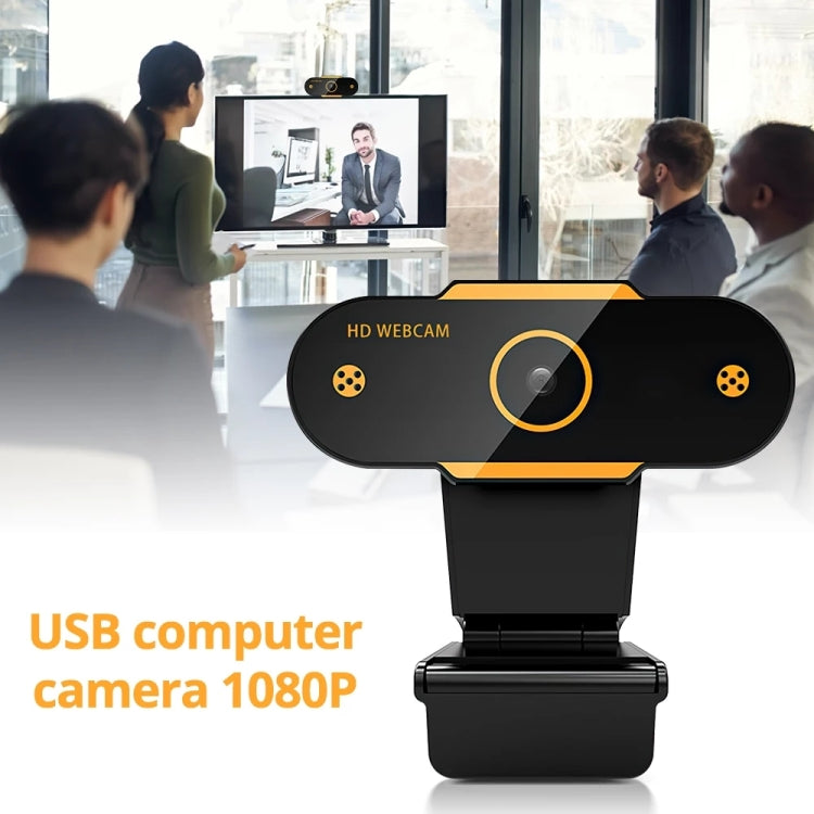 312 1080P HD USB 2.0 PC Desktop Camera Webcam with Mic, Cable Length: about 1.3m, Configuration:Anti-peep - HD Camera by PMC Jewellery | Online Shopping South Africa | PMC Jewellery