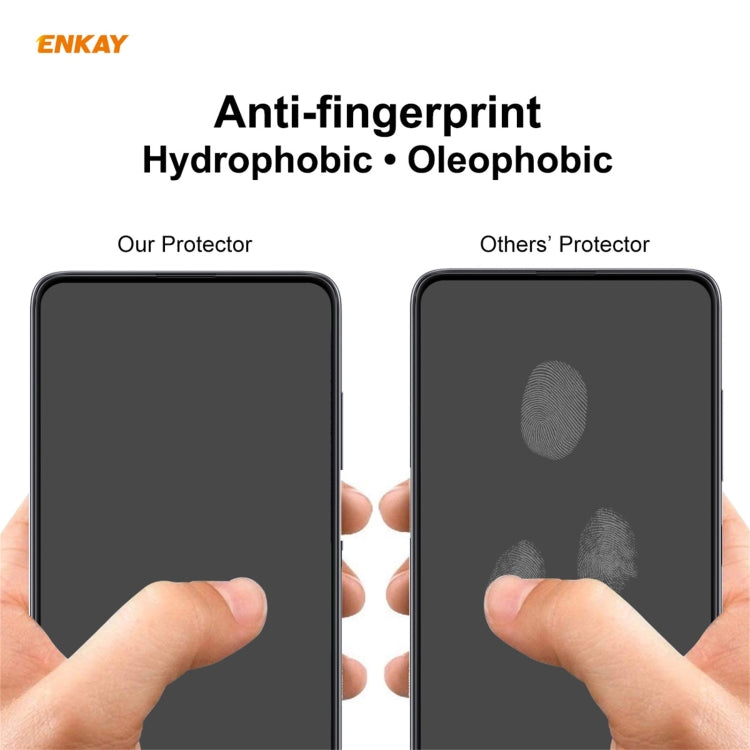 For Redmi Note 10 / Note 10S 10 PCS ENKAY Hat-Prince Full Glue 0.26mm 9H 2.5D Tempered Glass Full Coverage Film -  by ENKAY | Online Shopping South Africa | PMC Jewellery