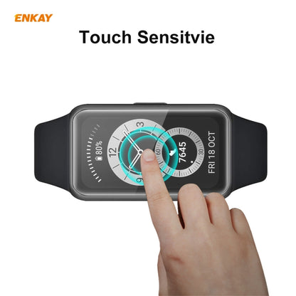 For Huawei Band 6 / Honor Band 6 2 PCS ENKAY Hat-Prince 3D Full Screen Soft PC Edge + PMMA HD Screen Protector Film - Screen Protector by ENKAY | Online Shopping South Africa | PMC Jewellery | Buy Now Pay Later Mobicred