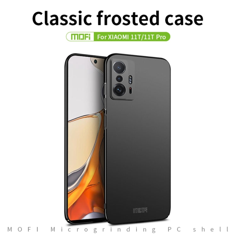 For Xiaomi Mi 11T / 11T Pro MOFI Frosted PC Ultra-thin Hard Phone Case(Red) - Xiaomi Cases by MOFI | Online Shopping South Africa | PMC Jewellery