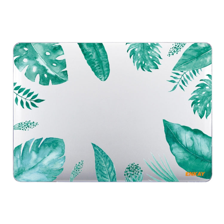 ENKAY Hat-Prince Forest Series Pattern Laotop Protective Crystal Case for MacBook Pro 16.2 inch A2485 2021/A2880 2023 (Green Leaf Pattern) - free shipping - PMC TechLife - Order now!