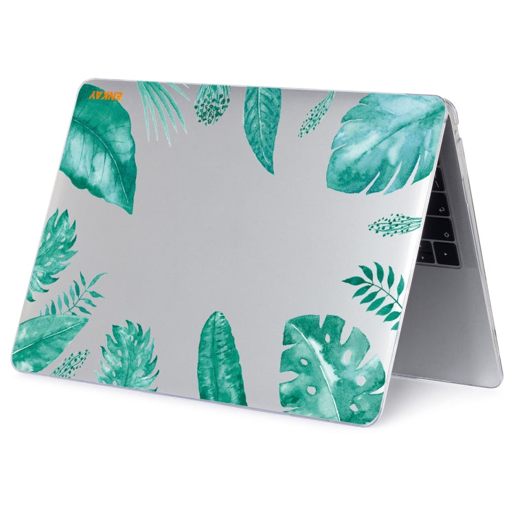 ENKAY Hat-Prince Forest Series Pattern Laotop Protective Crystal Case for MacBook Pro 16.2 inch A2485 2021/A2880 2023 (Green Leaf Pattern) - free shipping - PMC TechLife - Order now!