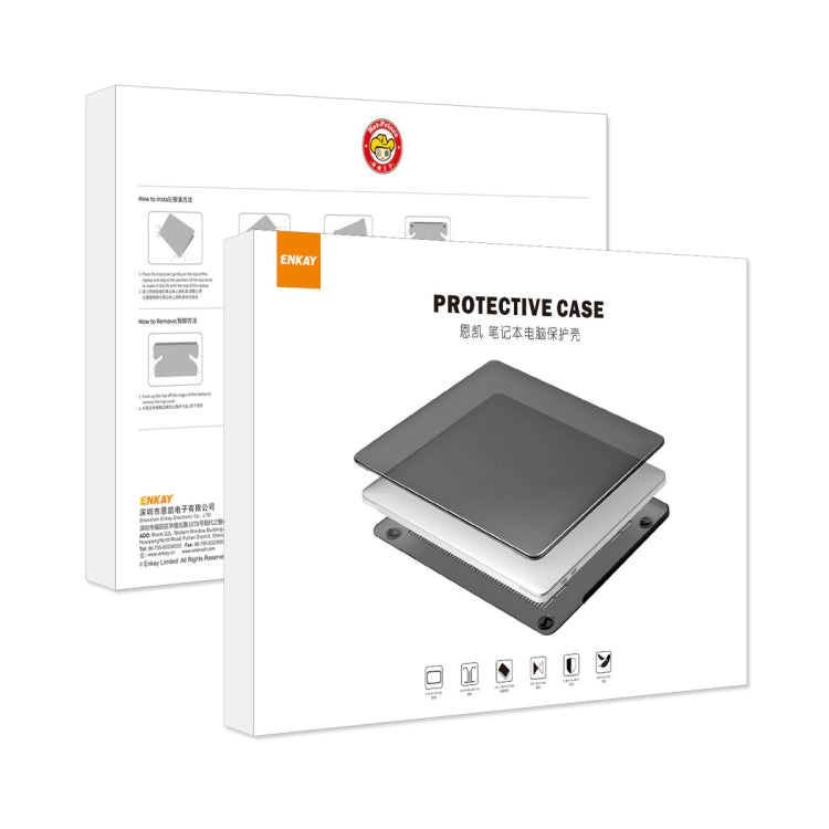 ENKAY Hat-Prince Forest Series Pattern Laotop Protective Crystal Case for MacBook Pro 16.2 inch A2485 2021/A2880 2023 (Green Leaf Pattern) - free shipping - PMC TechLife - Order now!
